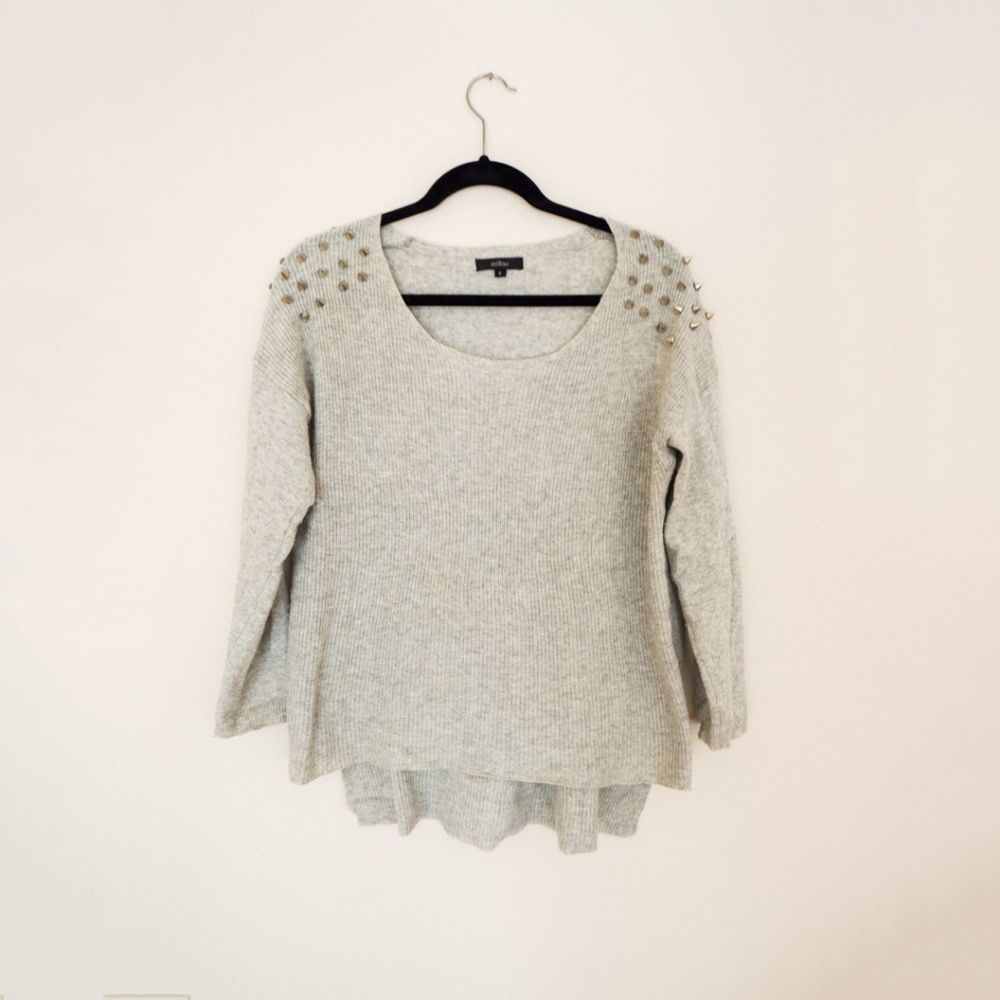 Millau Studded Grey Sweater